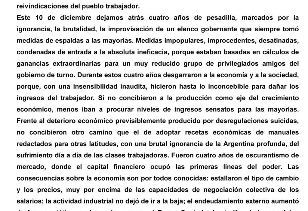 10 de Diciembre: Fecha histórica para la recuperación de la dignidad nacional