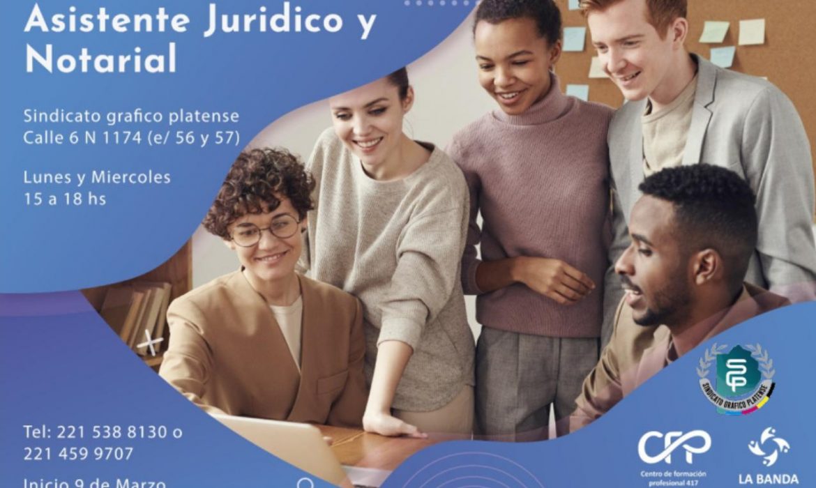 Cursos de formación profesional en el Sindicato Gráfico Platense