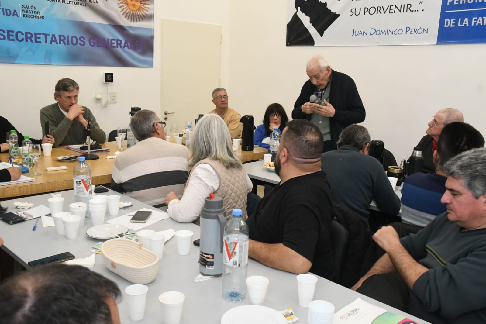 PLENARIO DE SECRETARIOS GENERALES: DESTACADA VISITA DE MARANO